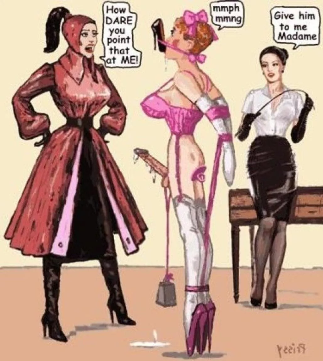 How dare you s1ut. It's supposed to be a punishment 