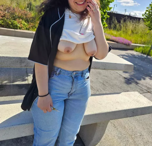 I got a little hot on my walk home