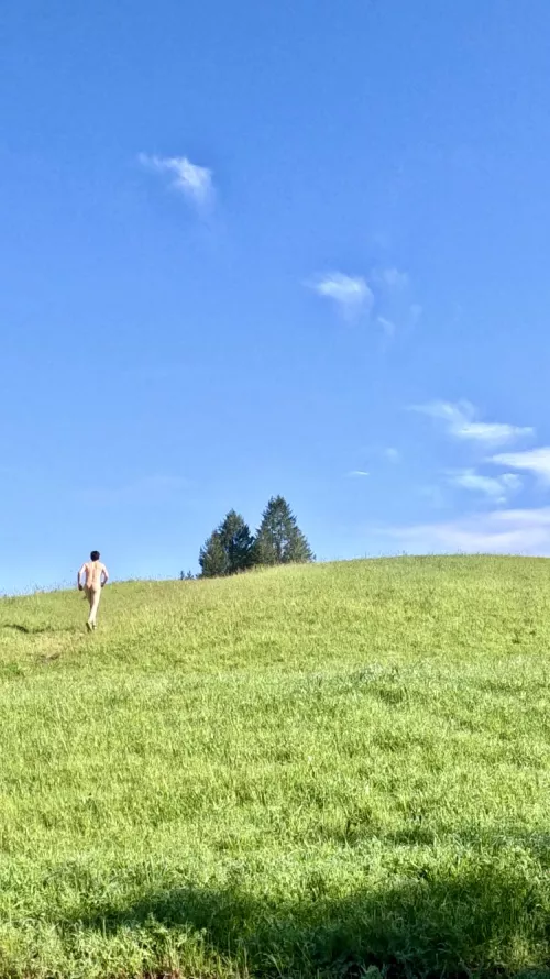 I just had to run up [m]