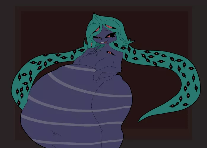 {image} Vore art of my sona, Kha'rie, done by ShoggothiccNSFW on twitter!