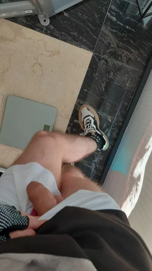 It slipped out at the gym