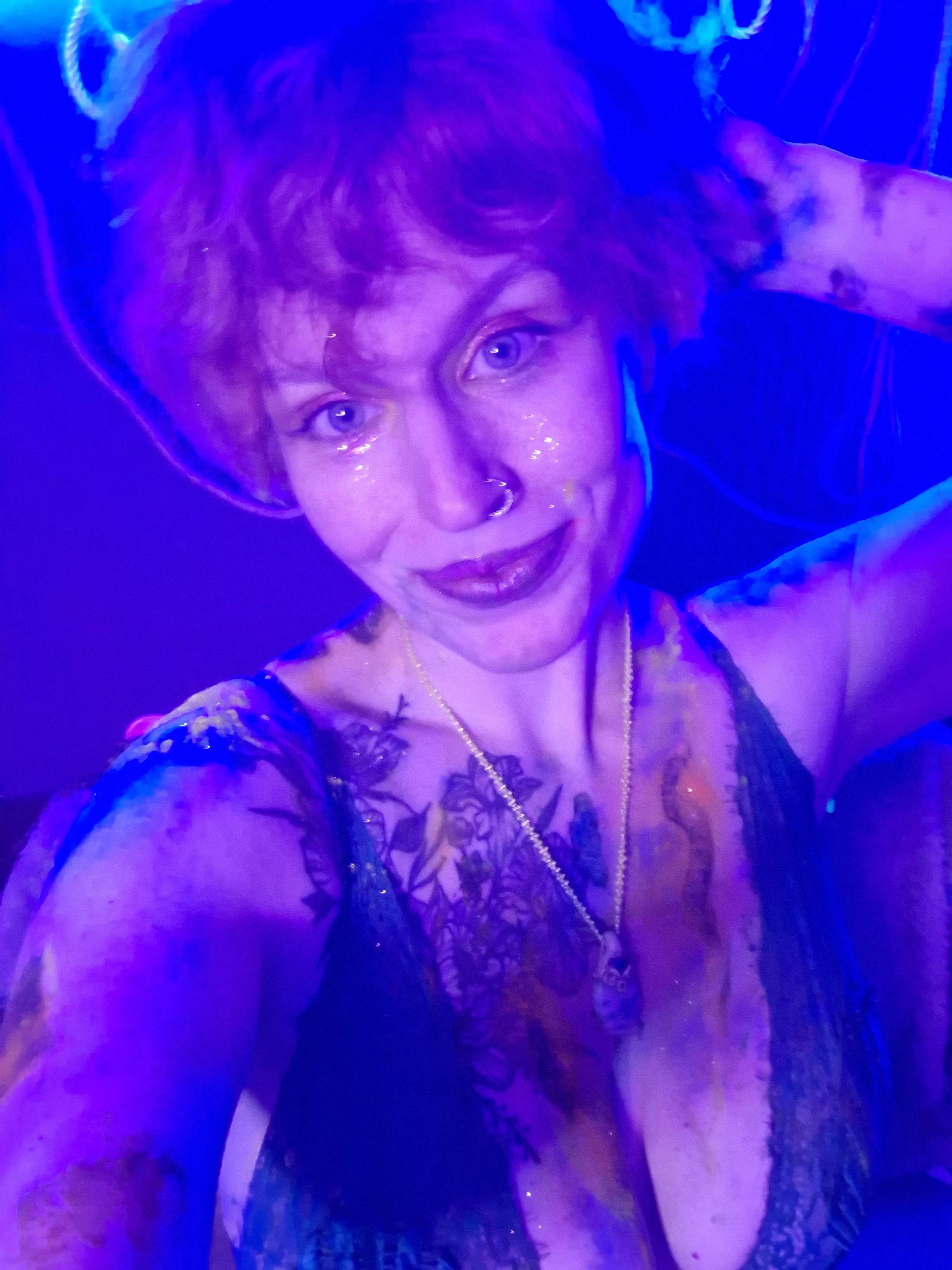 Just finished doing a really glittery and messy shoot - thought it was the perfect time for a Milfie!