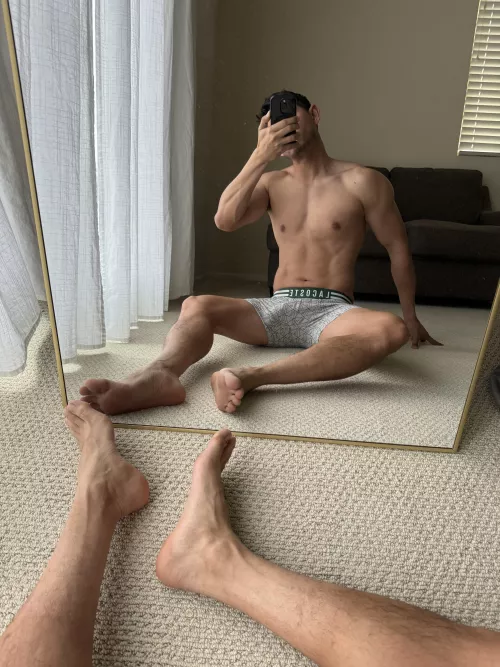 Just finished hiking and working out. Can’t wait to get these off