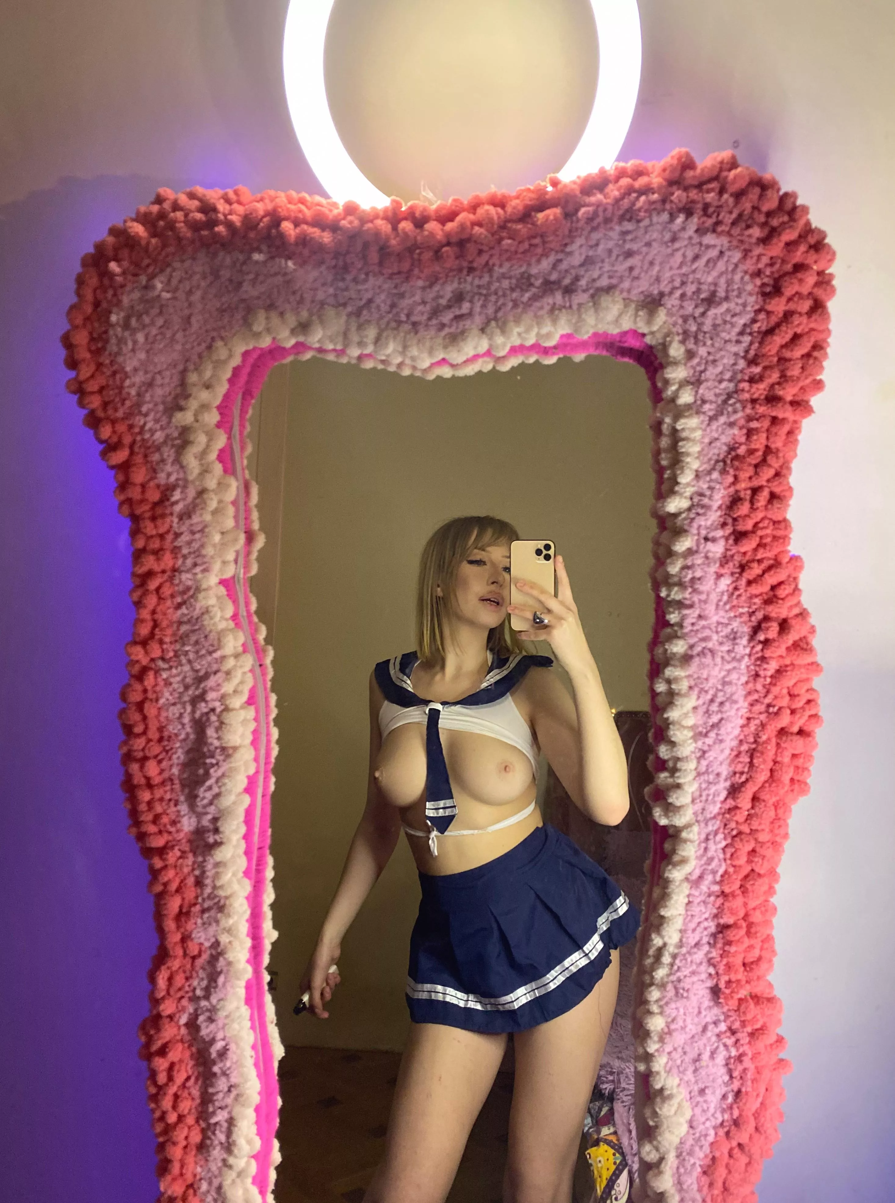 Just teasing you with my perky boobies