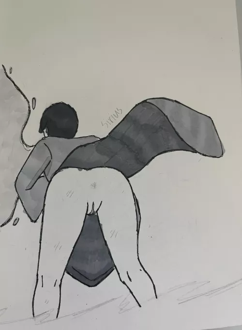 Kurotsuchi from boruto (drawn by me)