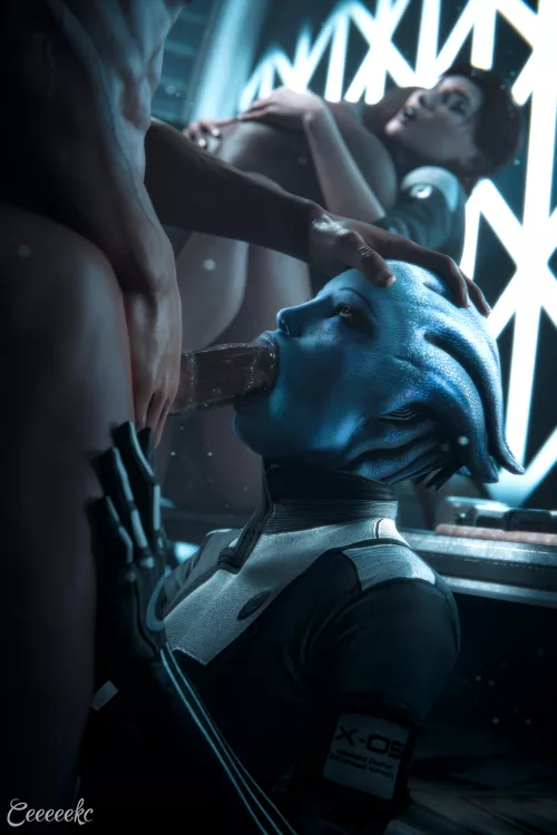 Liara and Shepard (CEKC)