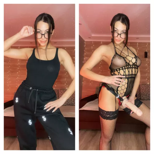 Me at home alone VS me at home with you