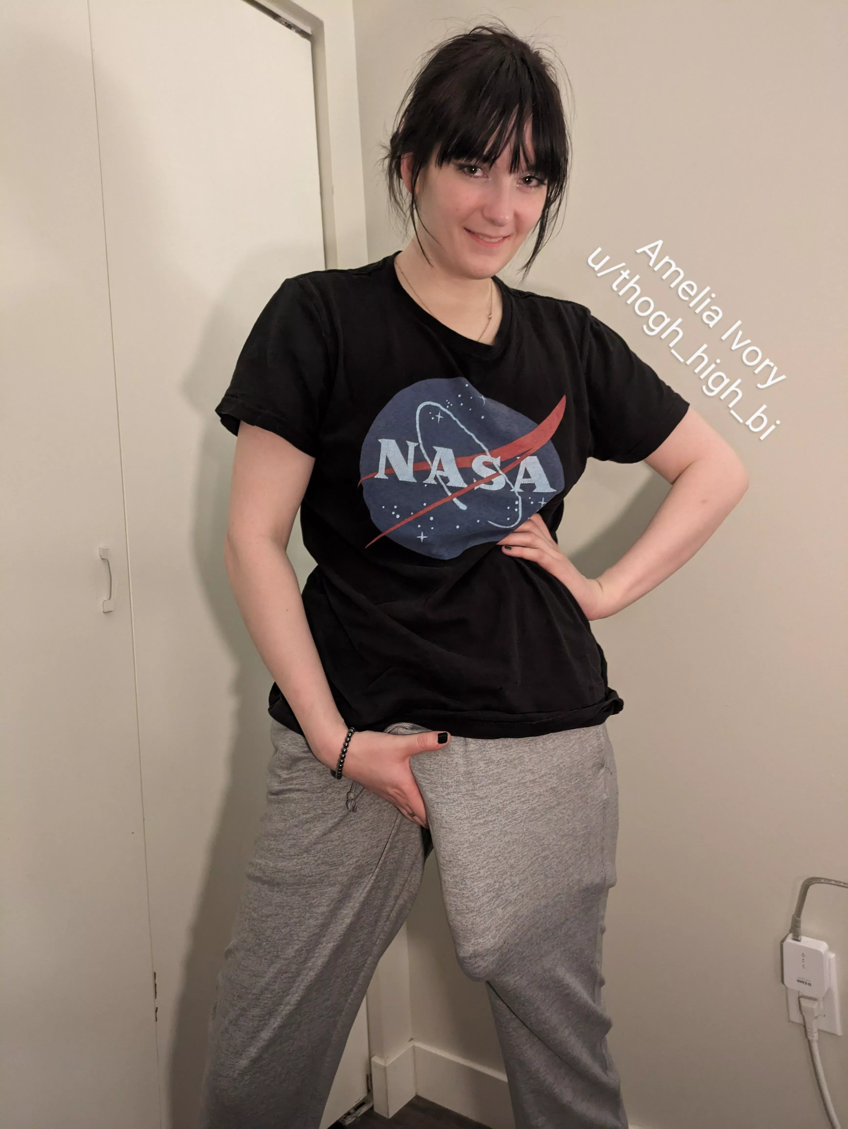 My cock is pretty trapped in these sweatpants. How would you convince me to take it out for you?