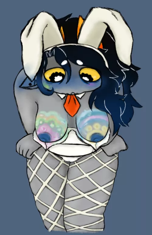 [OC] Uh Oh! You found Whobie's hidden eggs! :o Do you want your prize? (This is a WIP. A friend has challenged me to draw a BG oTL) 