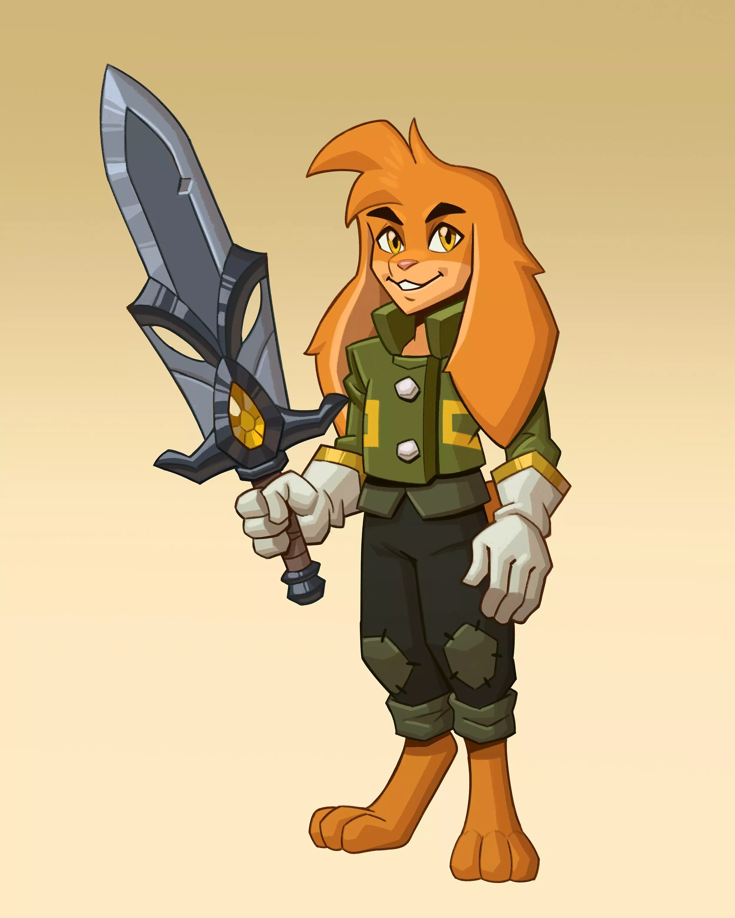 redesign of my oc (made for me)