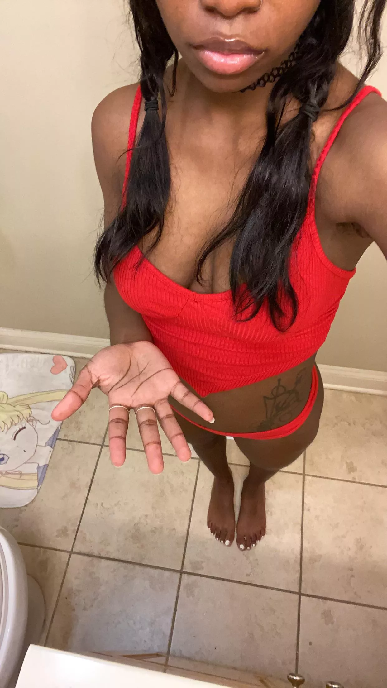 Send me money for a mani/pedi so I can tease you with feet pics