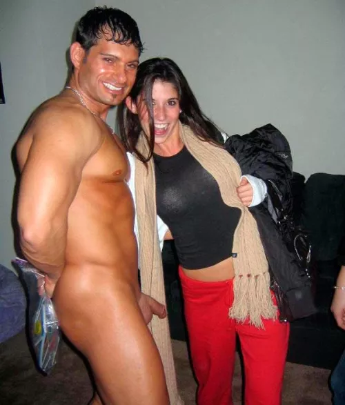 She didn't want a stripper for her bachelorette but damn she was glad she had one 