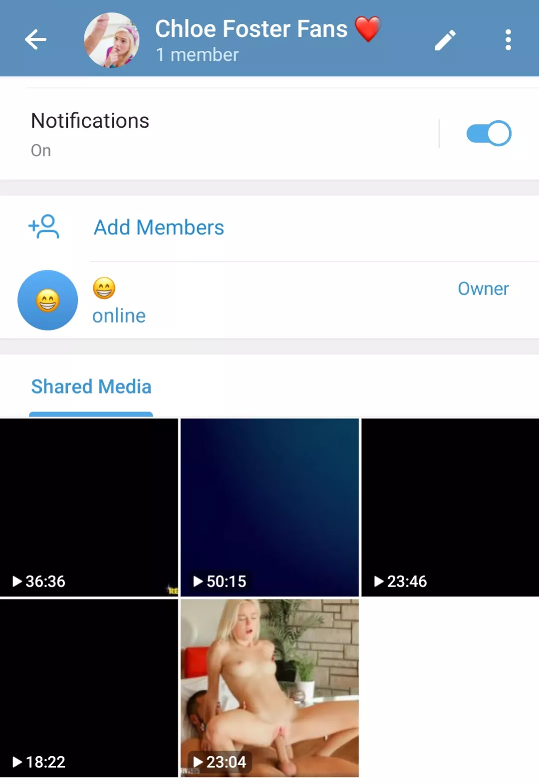 Telegram Group Of Chloe Foster Fans (send me a message for the link)