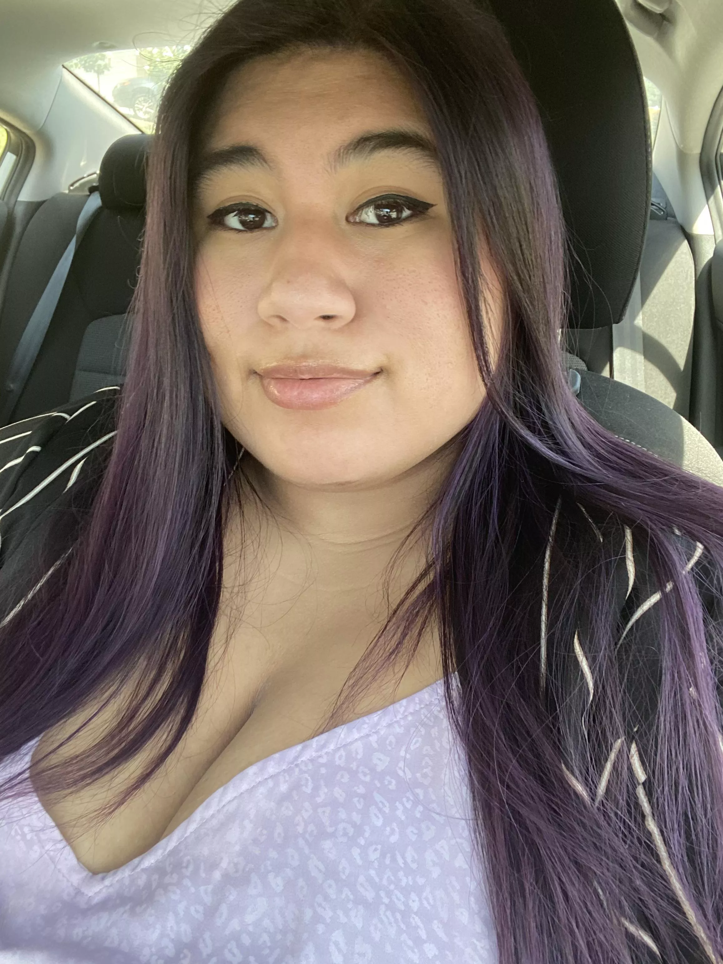 throwback to purple hair
