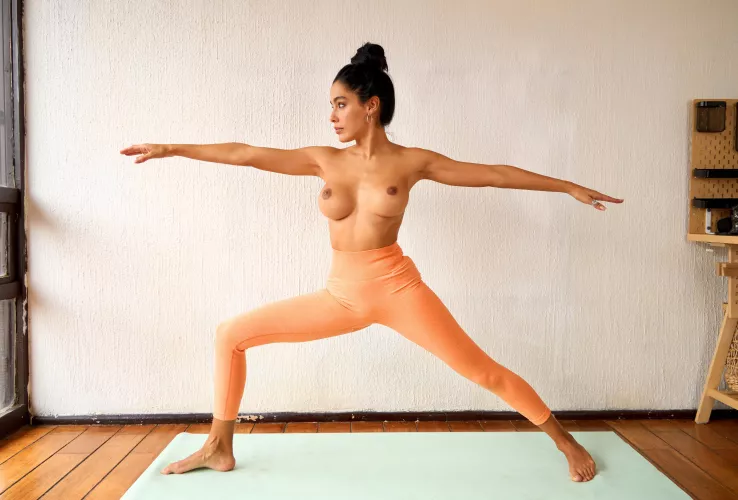 tree pose: rooted to the earth, reaching for the sky