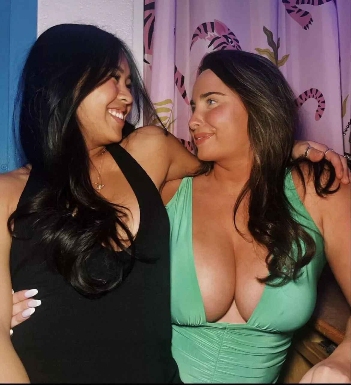 Trying to maintain eye contact