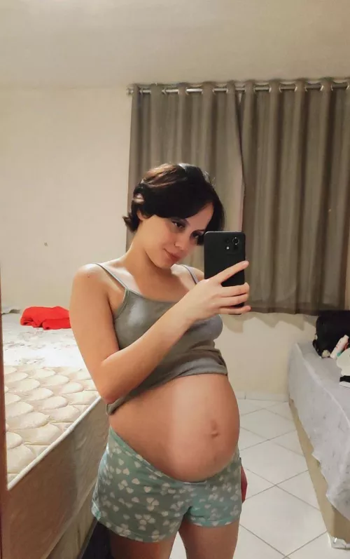Would you fuck me hard even though you're pregnant?