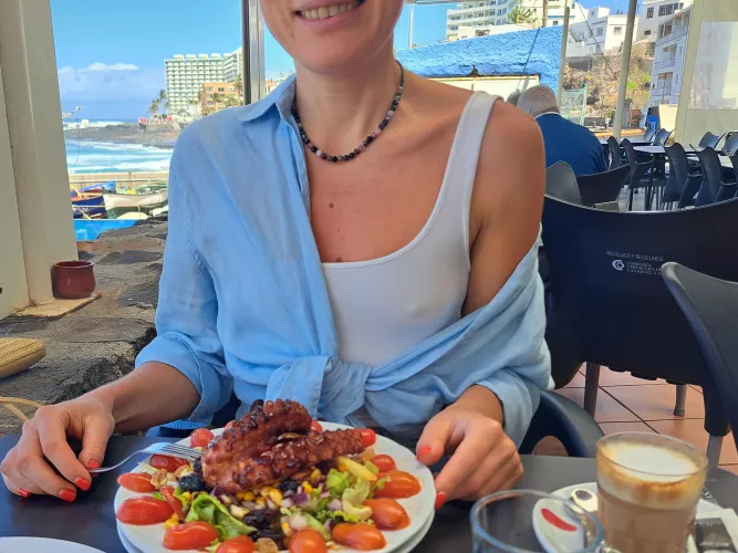 Yes, you can taste it from my plate