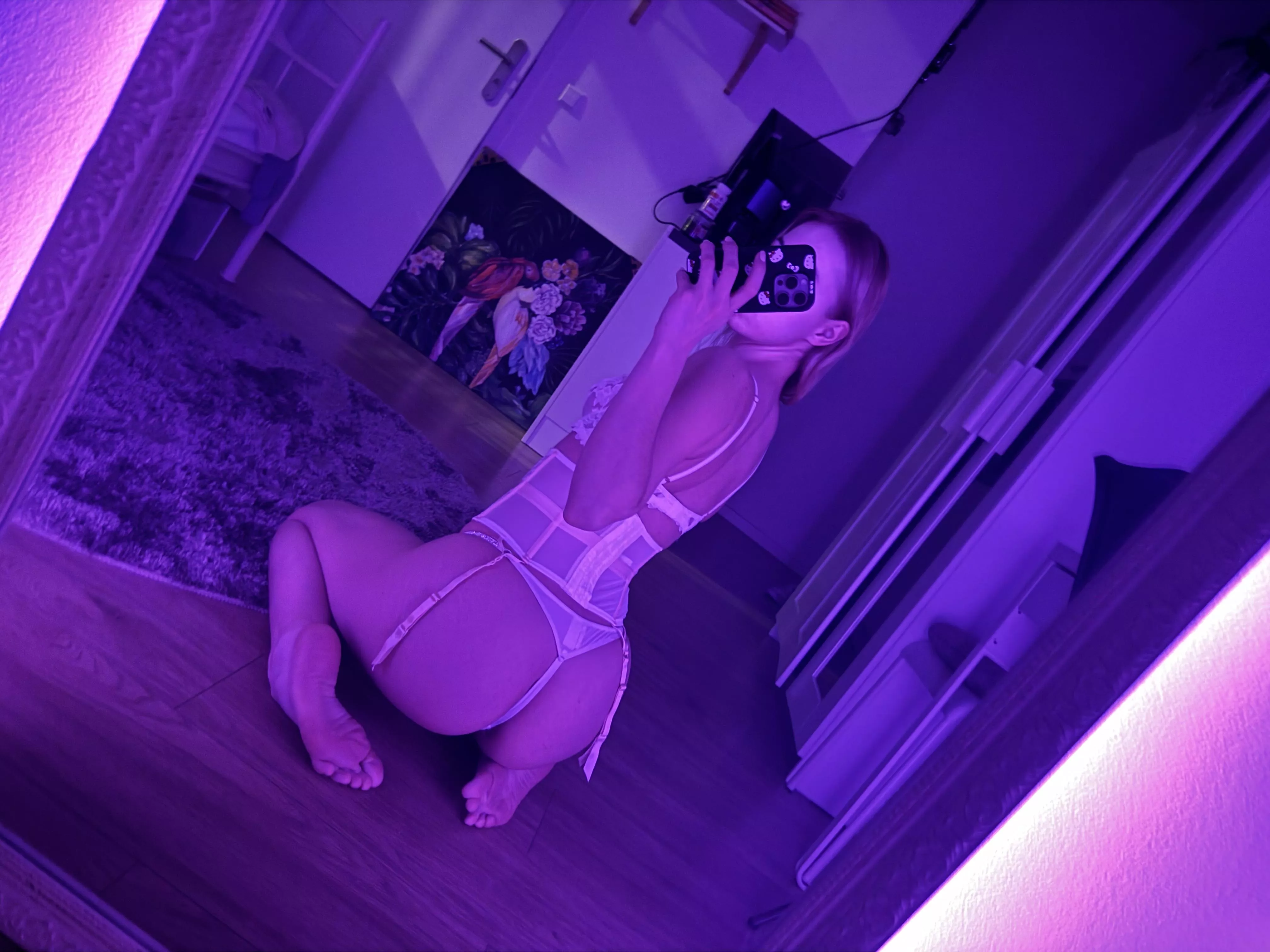 You come home from work and I'm waiting for you in that underwear..... What are you gonna do?