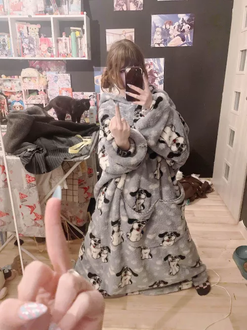 Your naughty puppy is waiting for you papa