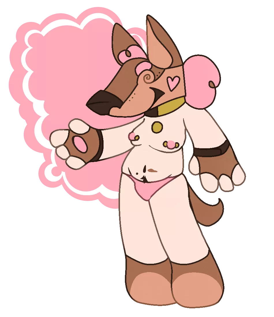 dizzy pup :3 (pup art)