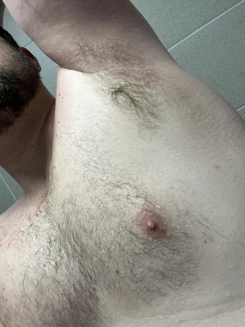 Fresh out of the sauna and extra ripe.