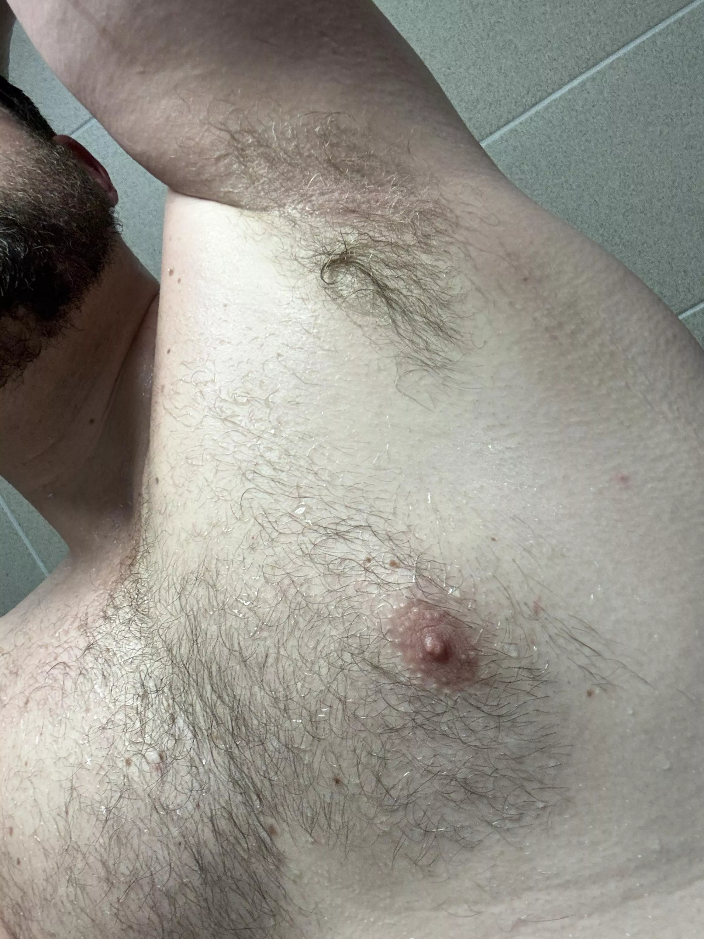 Fresh out of the sauna and extra ripe.