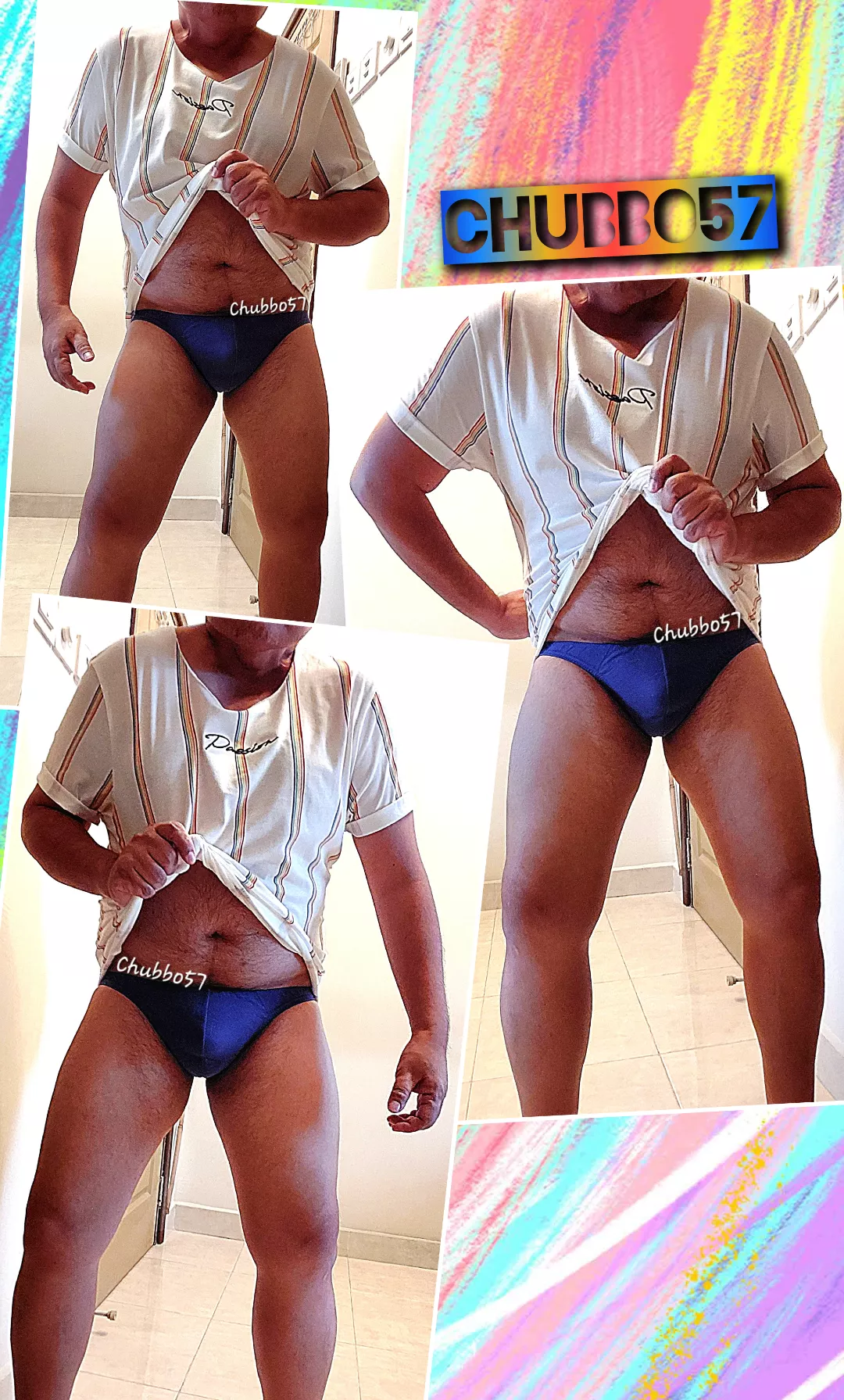 Got myself some new cheap underwear, and a new tee. Fits pretty darn well though.
😜🩲🌈 🆕🤓