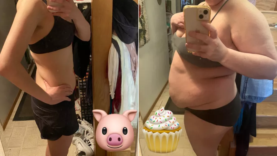 I became such a piggy 🐷😍