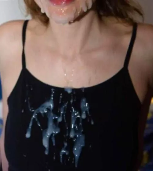 I couldn't bear to swallow it all, it was too much, sorry