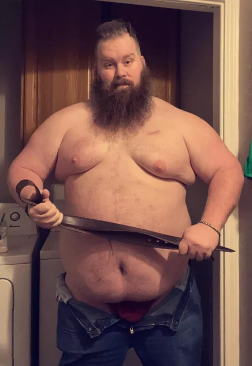 I have been craving using this belt as a collar and leash on someone 