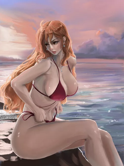 I painted nami 🍊