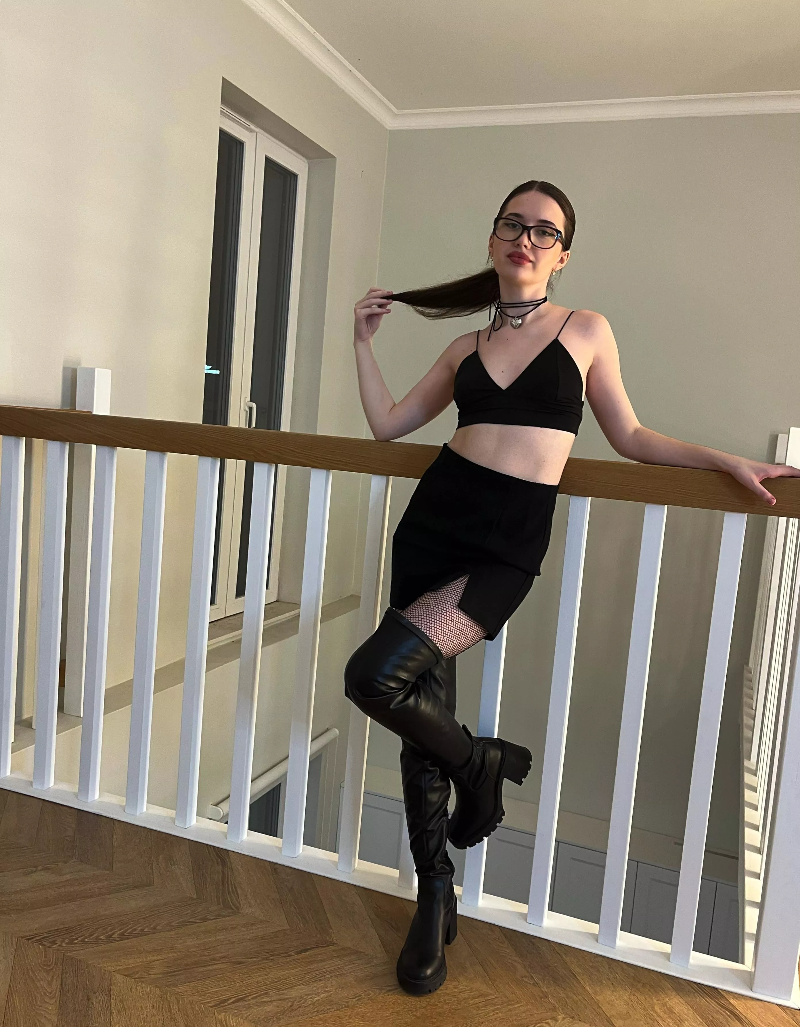 I'm ready to be punished for skipping school daddy