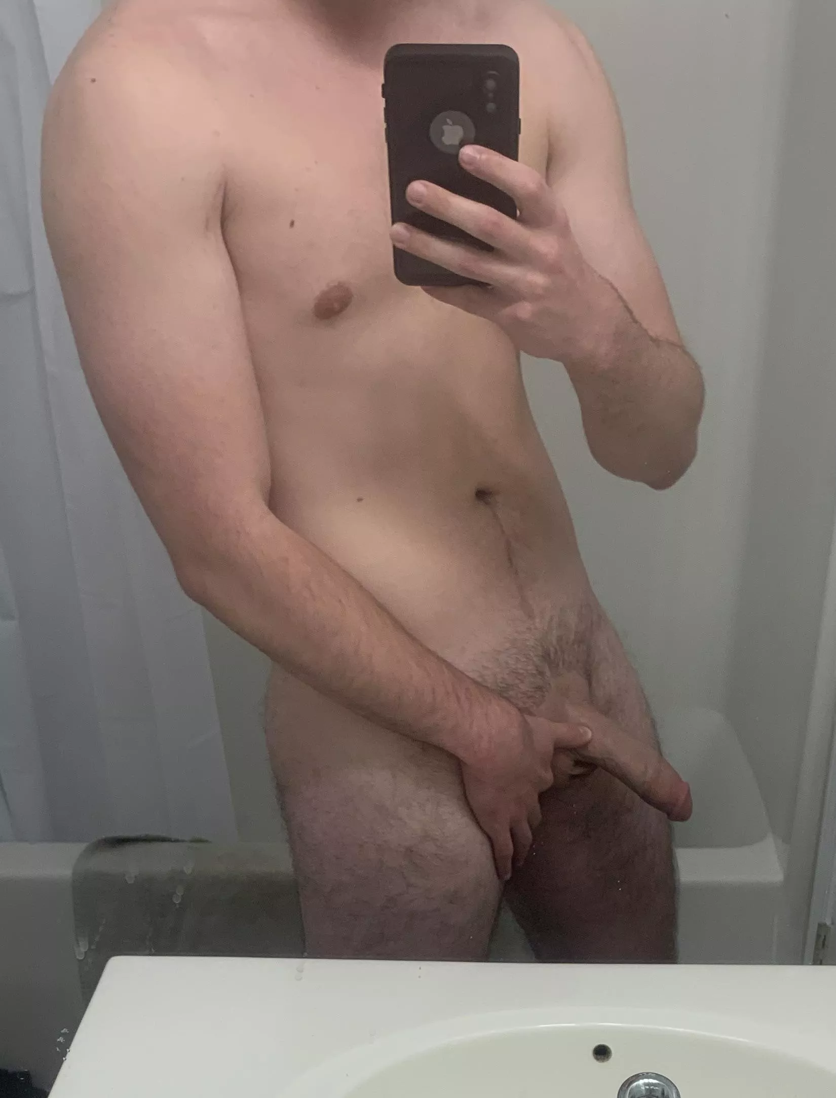 (M) little sore in my back after working out today, but I’m still throbbing😏