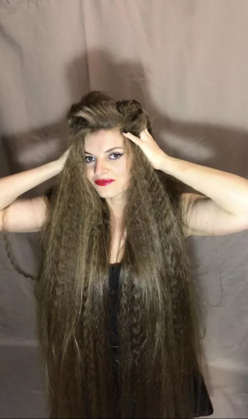 My waves hair after braids