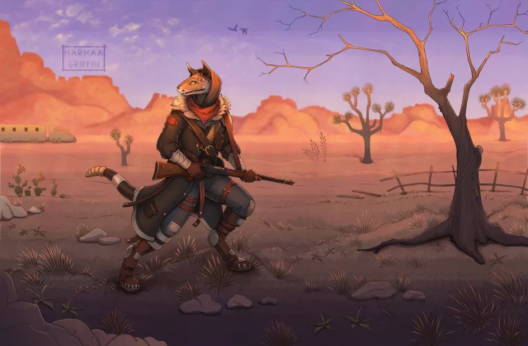 Nightstalker comm (HarmaaGriffin) (oc)