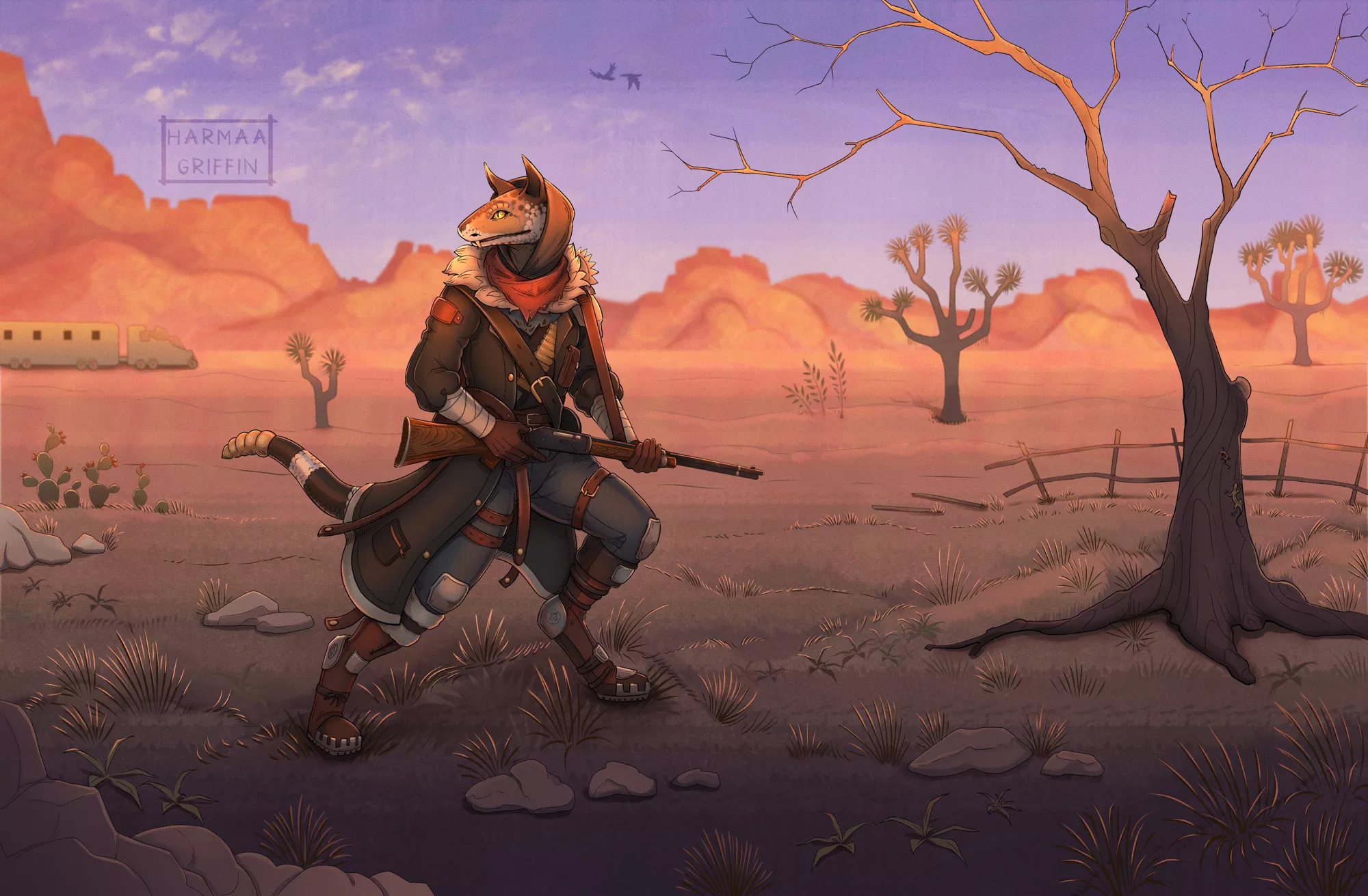 Nightstalker comm (HarmaaGriffin) (oc)