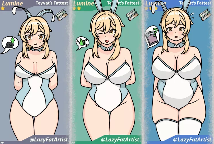 [OC] Teyvat's Fattest 09 - Lumine
