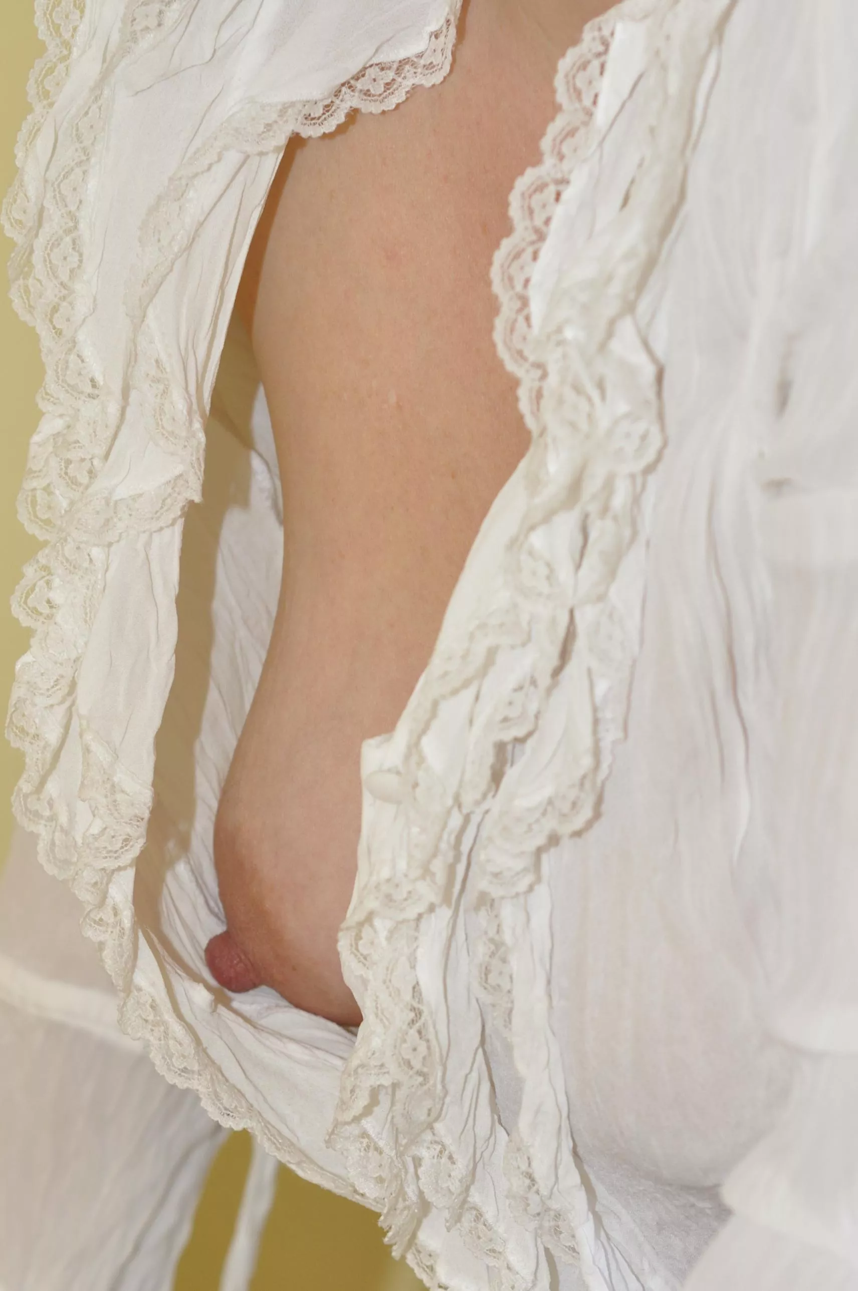 oops - my blouse was open