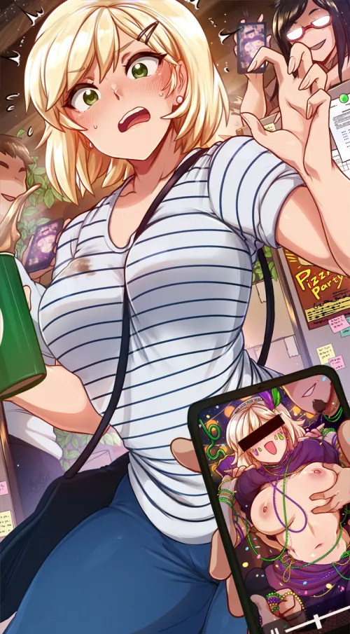 Sammy likes to be a slut on vacation. But this time she couldn't keep it a secret.