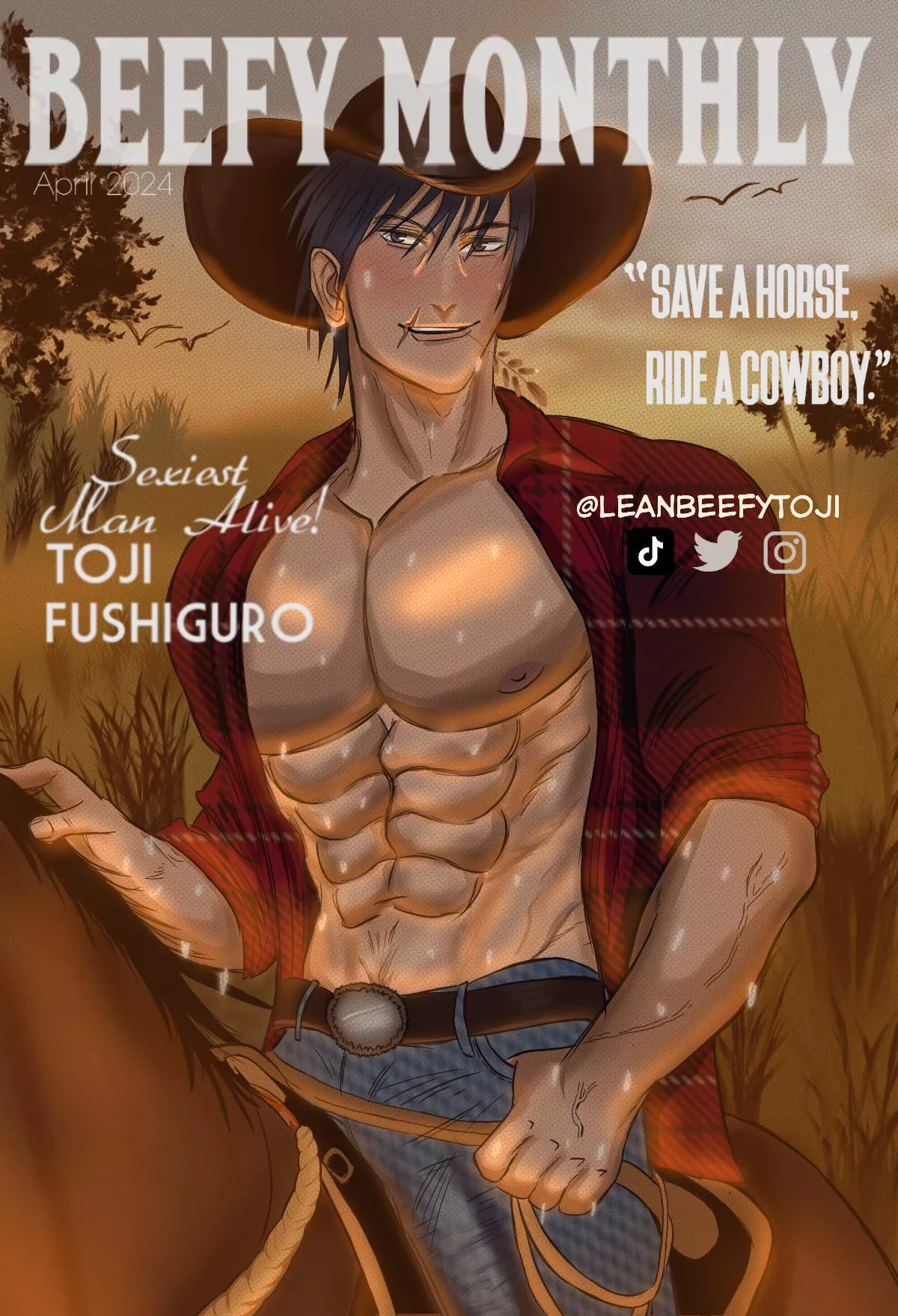 Save a horse, ride a cowboy - by leanbeefytoji