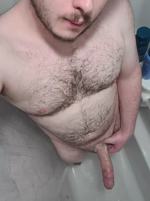 Scrubbing myself clean