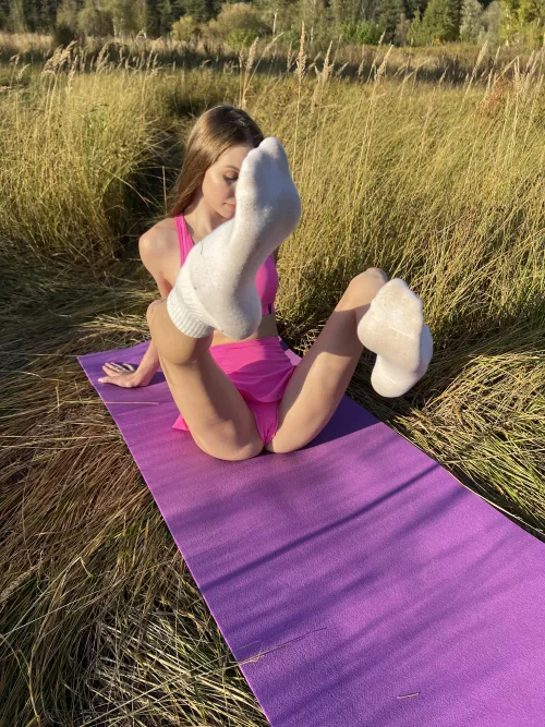 Sniff my socks after yoga