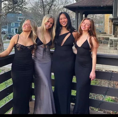 Sorority babes in black 