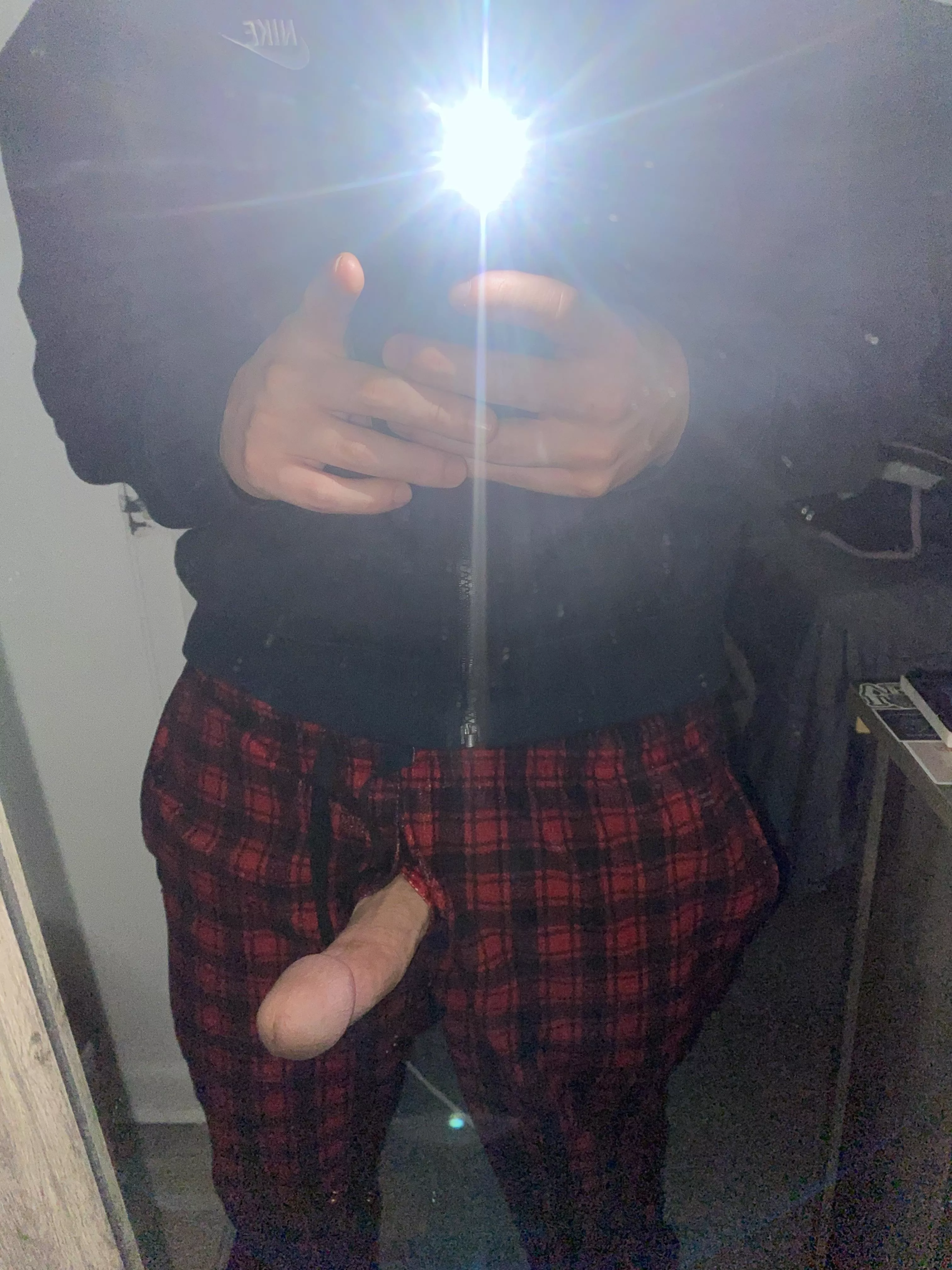 Suck me through my pjs?