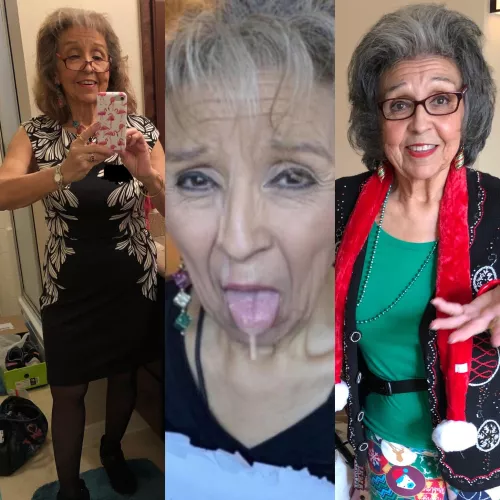 The faces of a real cumslut senior