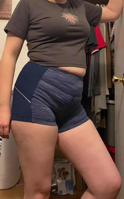 These gym shorts are about too small