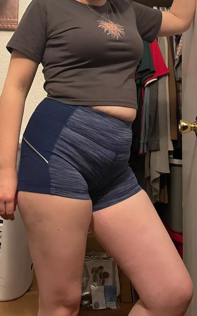 These gym shorts are about too small