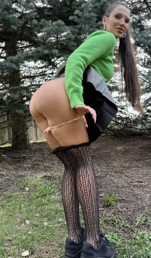 They say there's a wolf with a huge cock in these woods, I'll take it over live bait