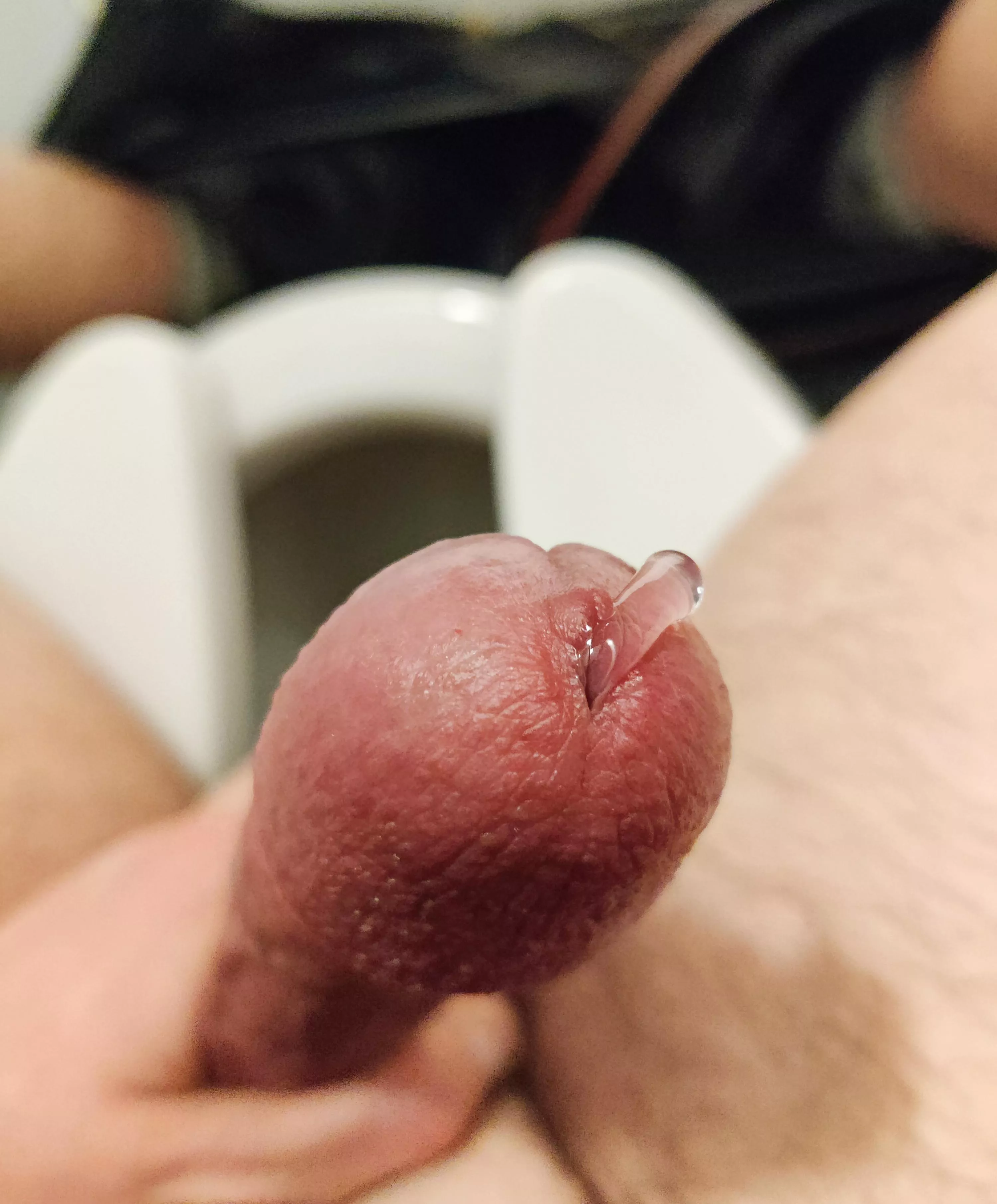 Thick precum leaking out